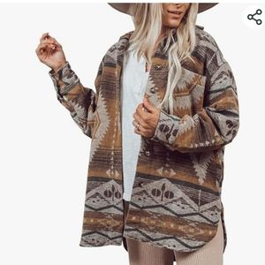 Aztec shacket